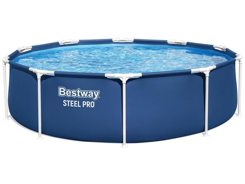 Каркасний круглий басейн Bestway 305 x 76 см 8в1 (56679) з насосом 56679 - постачальник товарів для дому, офісу та салонів краси OFerta