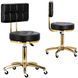 Професійний табурет Calissimo Black із золотим дизайном та спинкою 5903816421340, 2/2 - Oferta