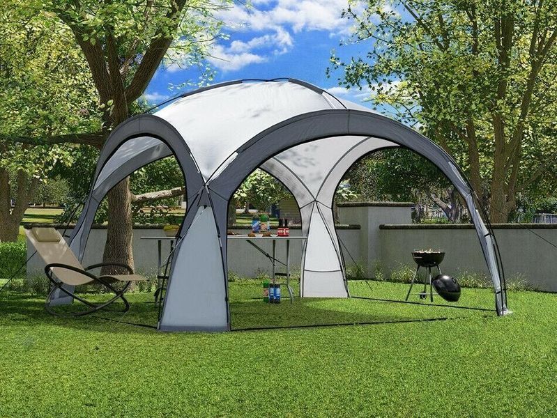 Садовий намет MultiGarden тент для басейну 305 см з сумкою сірий 5903089067641 - постачальник товарів для дому, офісу та салонів краси OFerta