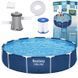 Каркасний круглий басейн Bestway 366 x 76 см 8в1 (56681) з насосом 56681, 1/6 - Oferta