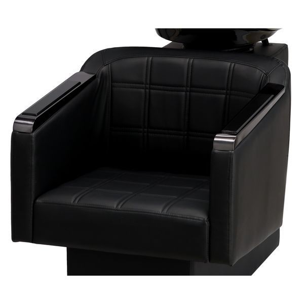 Парикмахерская мойка Pikos Black &ndash; кресло с керамической чашей, мойка для салона красоты105379 &ndash; поставщик товаров для дома, офиса и салонов красоты OFerta